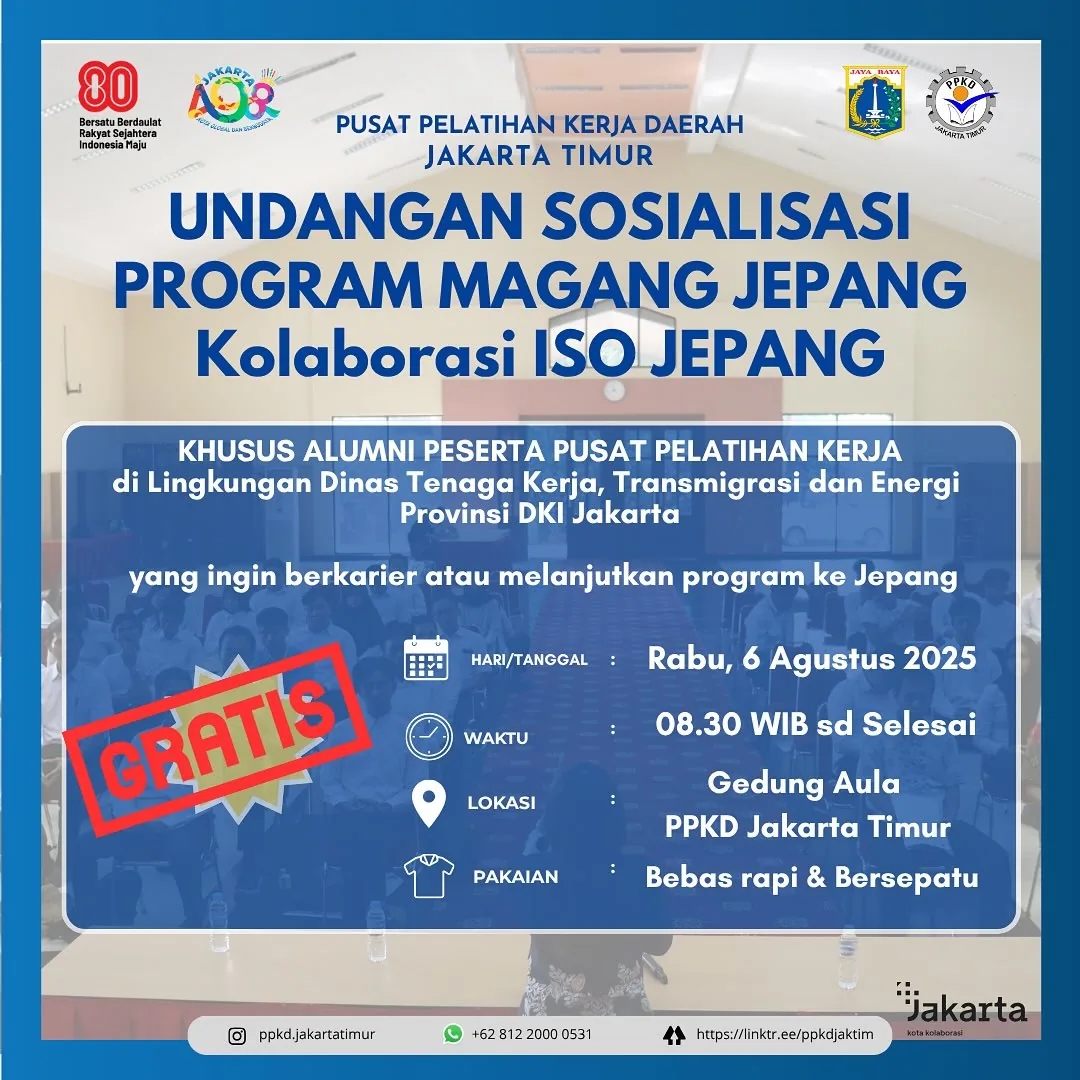 UNDANGAN SOSIALISASI PROGRAM MAGANG JEPANG – PPKD KABUPATEN SEMARANG